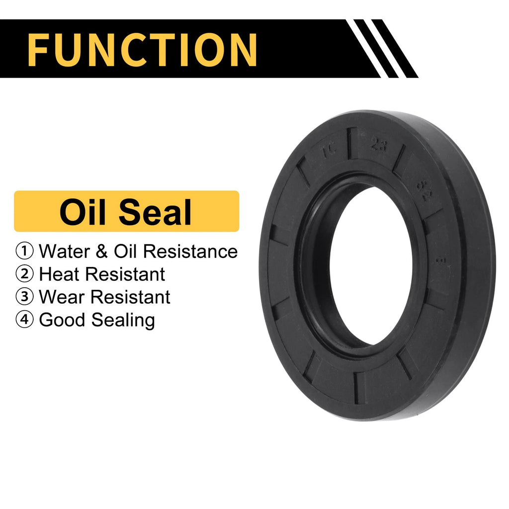 Set of 5 Oil Seal Rotary Shaft Seal NBR Rubber 28x52x8mm