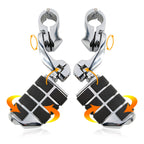 Chrome 1 1/4" Engine Guard Highway Foot Pegs & Clamps for Harley