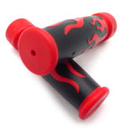 7/8" Red Fire Hand Grips for Honda CBR 600 F3 F4i (1995–2006)