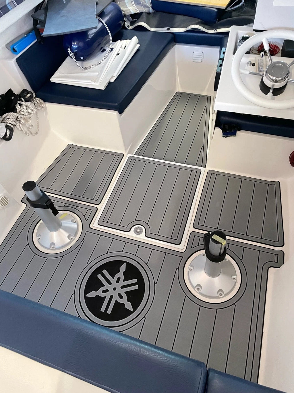 EVA Foam Faux Teak Deck Flooring Mat for Farello 510 ST (2012)