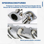 4-1 Exhaust Header Kit for Nissan Pathfinder Titan QX56 (2004–2012)