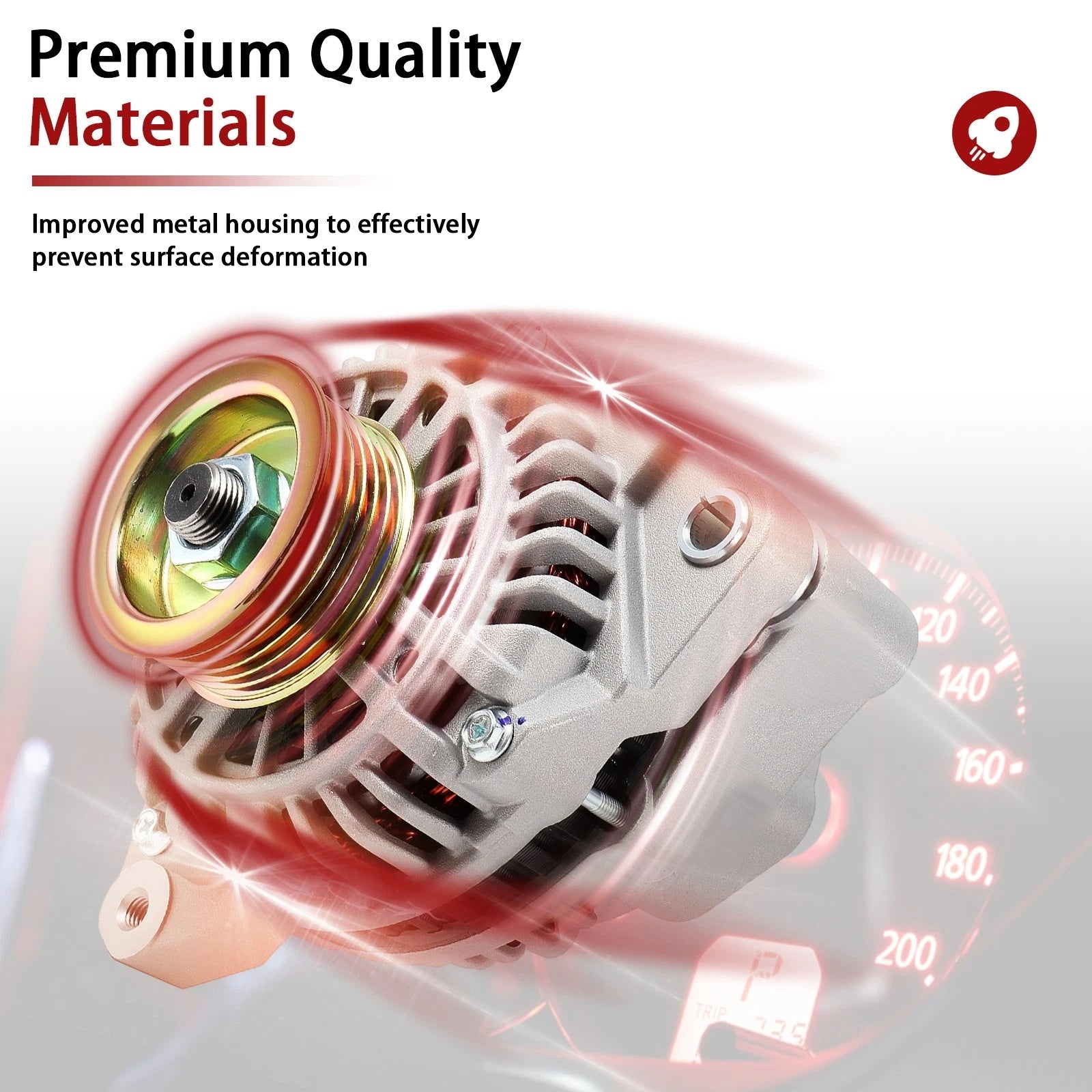 75Amp Alternator for Honda Civic Del Sol 1.6L (1996–1998)