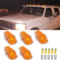 5X Amber Roof Top Cab Marker Lights for Ford F150 F250 F350 (1973–1997)