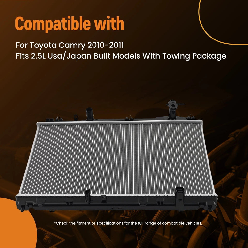 Coolant Radiator for Toyota Camry 2.5L (2010–2011) MT 13368 Direct Fit