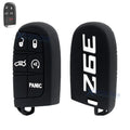 Silicone Remote Key Fob Shell Cover for Jeep Chrysler Dodge (2014–2014)