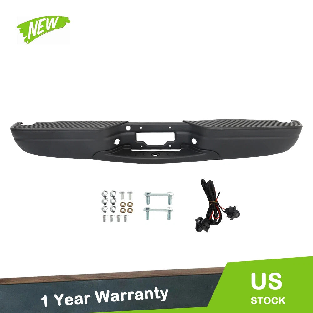 Rear Step Bumper Assembly for Ford F150 (1997–2004) - Primered Steel