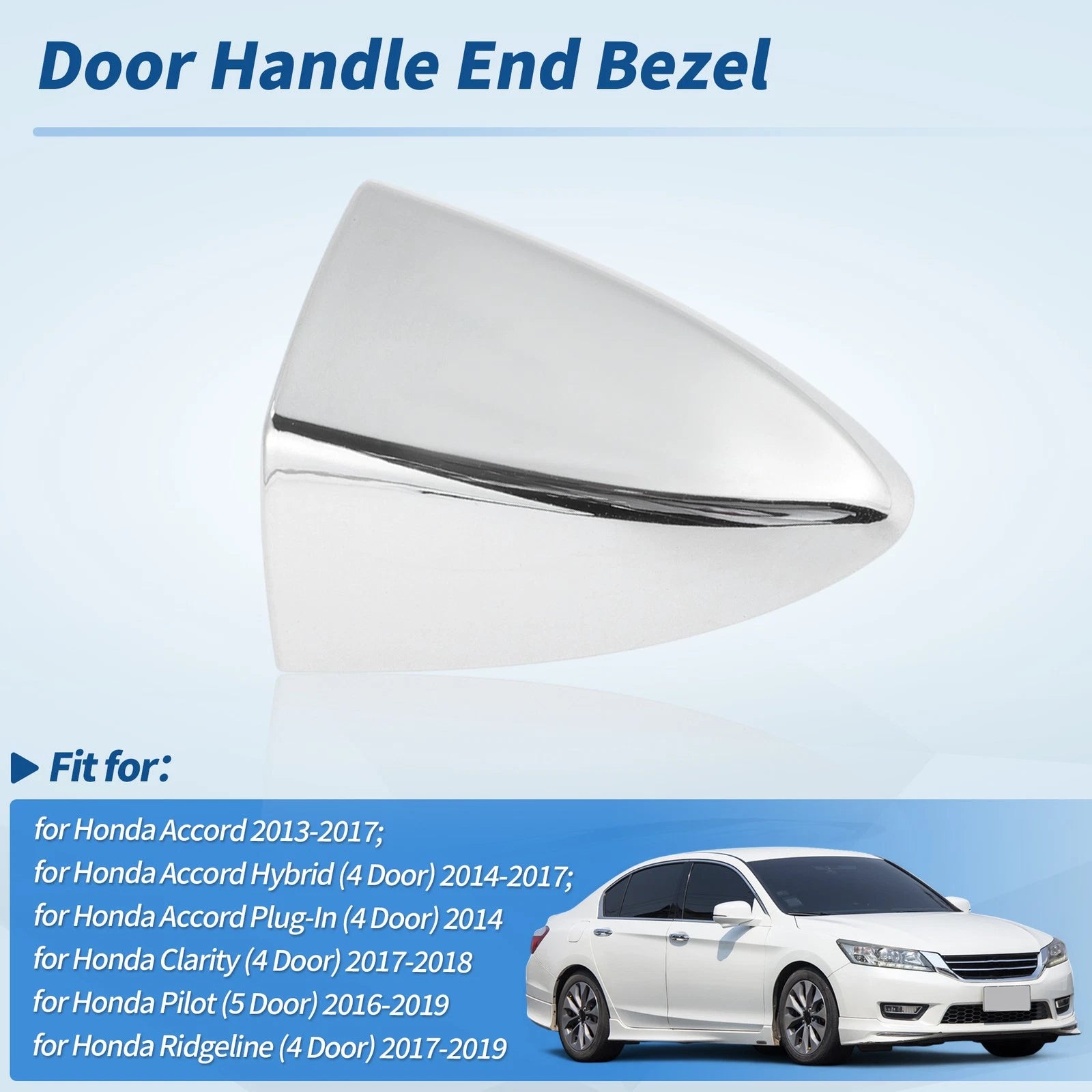 Right Side Door Handle End Bezel for Honda Accord (2013–2017) No.72143T2AC71
