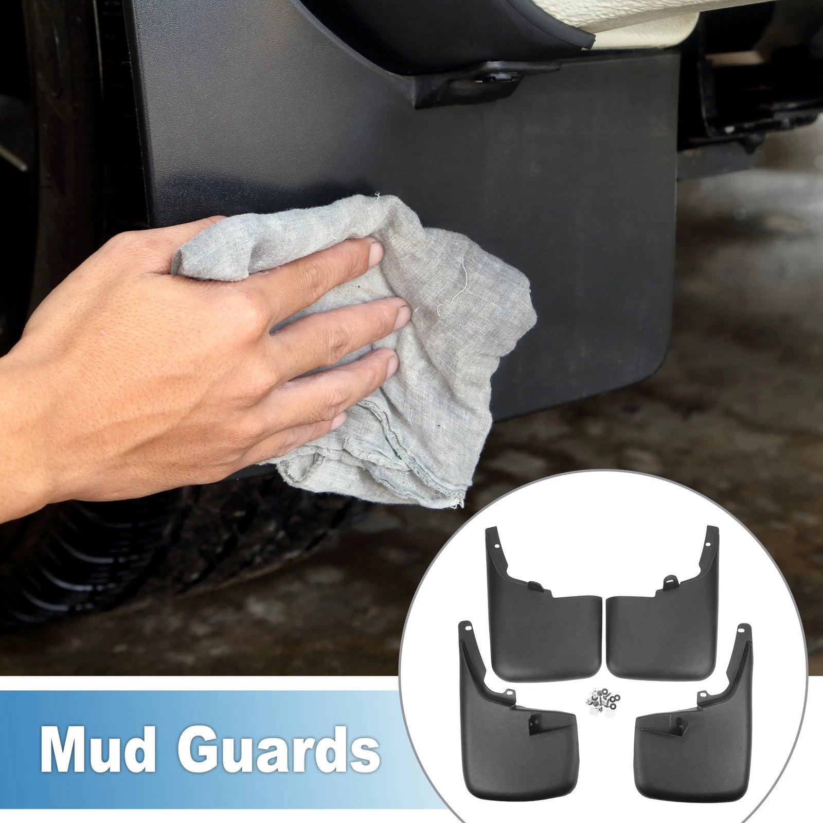 Mud Flap Splash Guard Set for Ford F-250 (2011–2016)