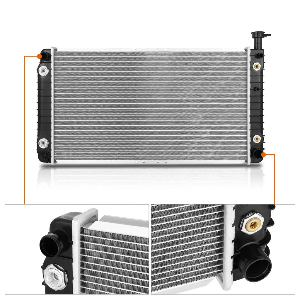 Aluminum Core Radiator DPI-1489 for Chevy G10-G30/GMC G1500-G3500 (1992–1993)