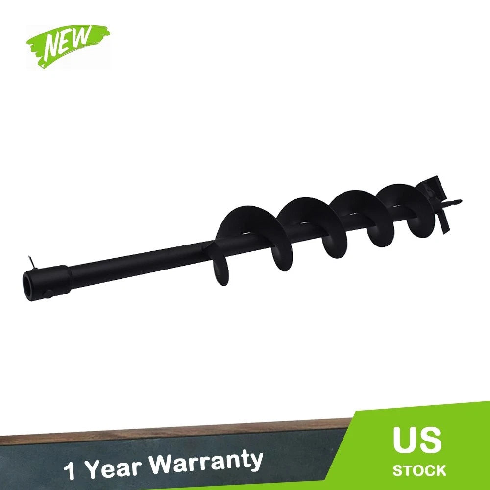 4" Earth Auger Drill Bits for Gas Powered Post Hole Digger (Cast Steel)