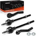 4x Rear Inner & Outer Tie Rod End Kit for Buick, Chevy, Pontiac, Saturn (—–)
