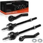 4x Rear Inner & Outer Tie Rod End Kit for Buick, Chevy, Pontiac, Saturn (—–)