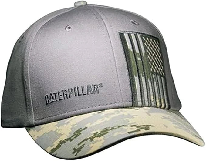 Digi-Camo USA Flag Cap for Caterpillar Equipment