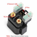 Starter Relay Solenoid Switch for Yamaha FZ6 (2006–2008) SMU6070 4BH-81940-02-00
