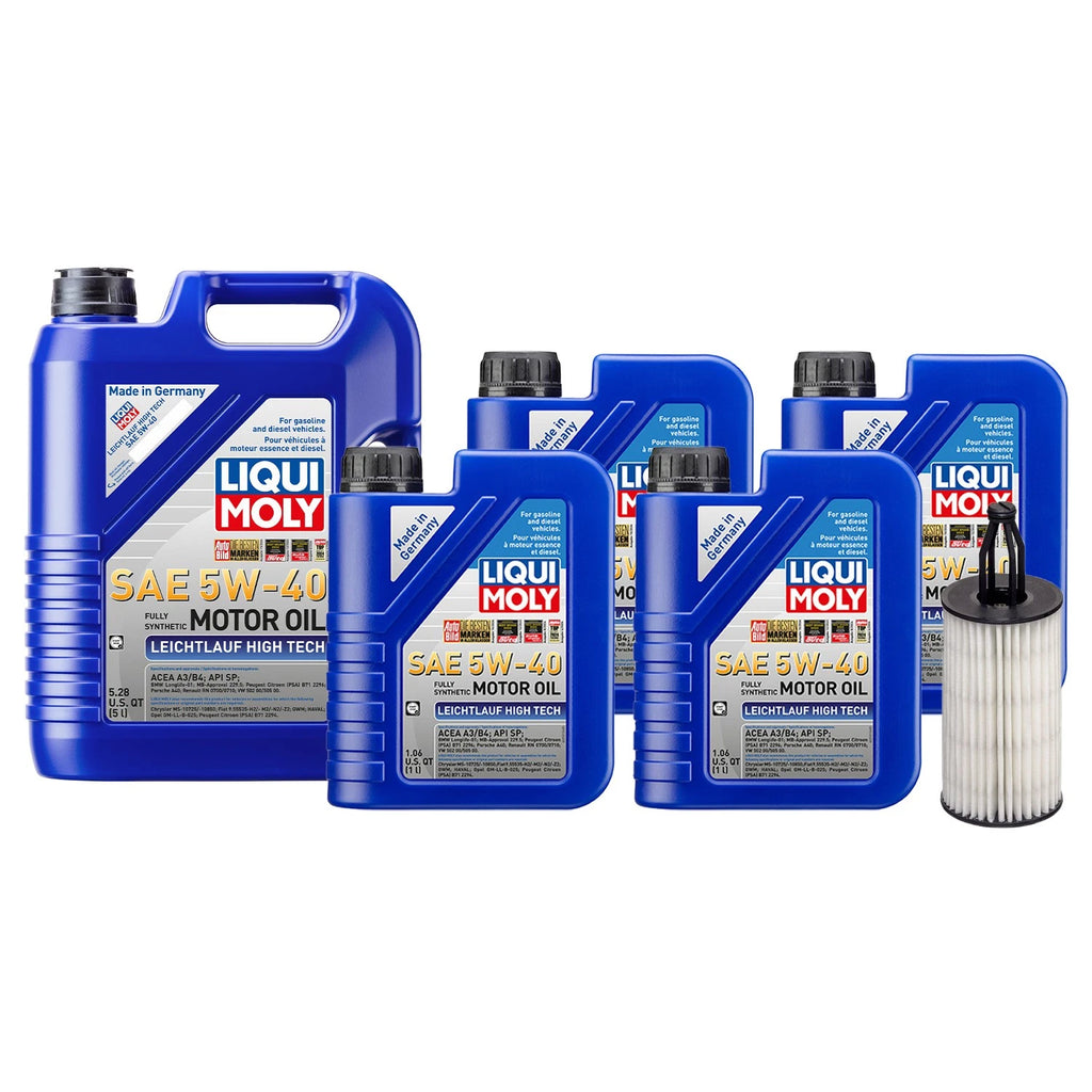 Oil Change Kit 9L Liqui Moly Molygen 5W40 for Mercedes M278 (2010–2015)