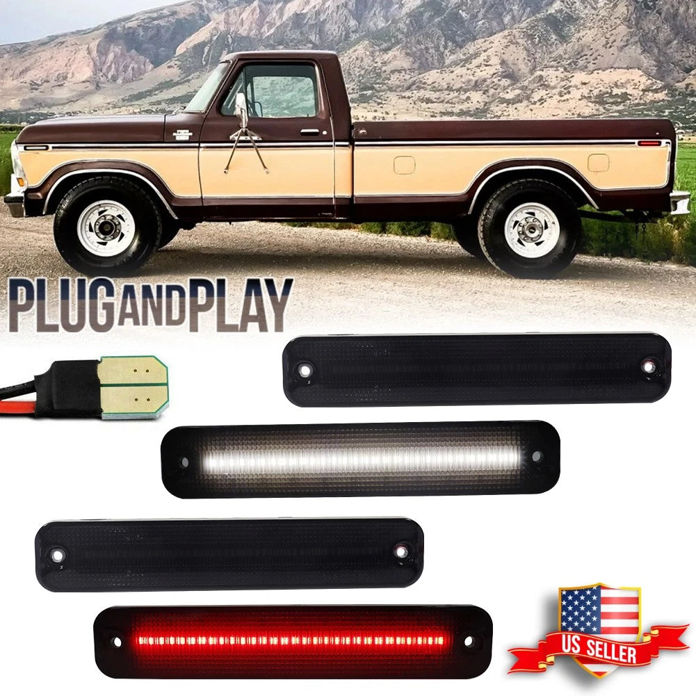 Set of 4 LED Side Markers for Ford F100 F150 F250 F350 (1973–1979)