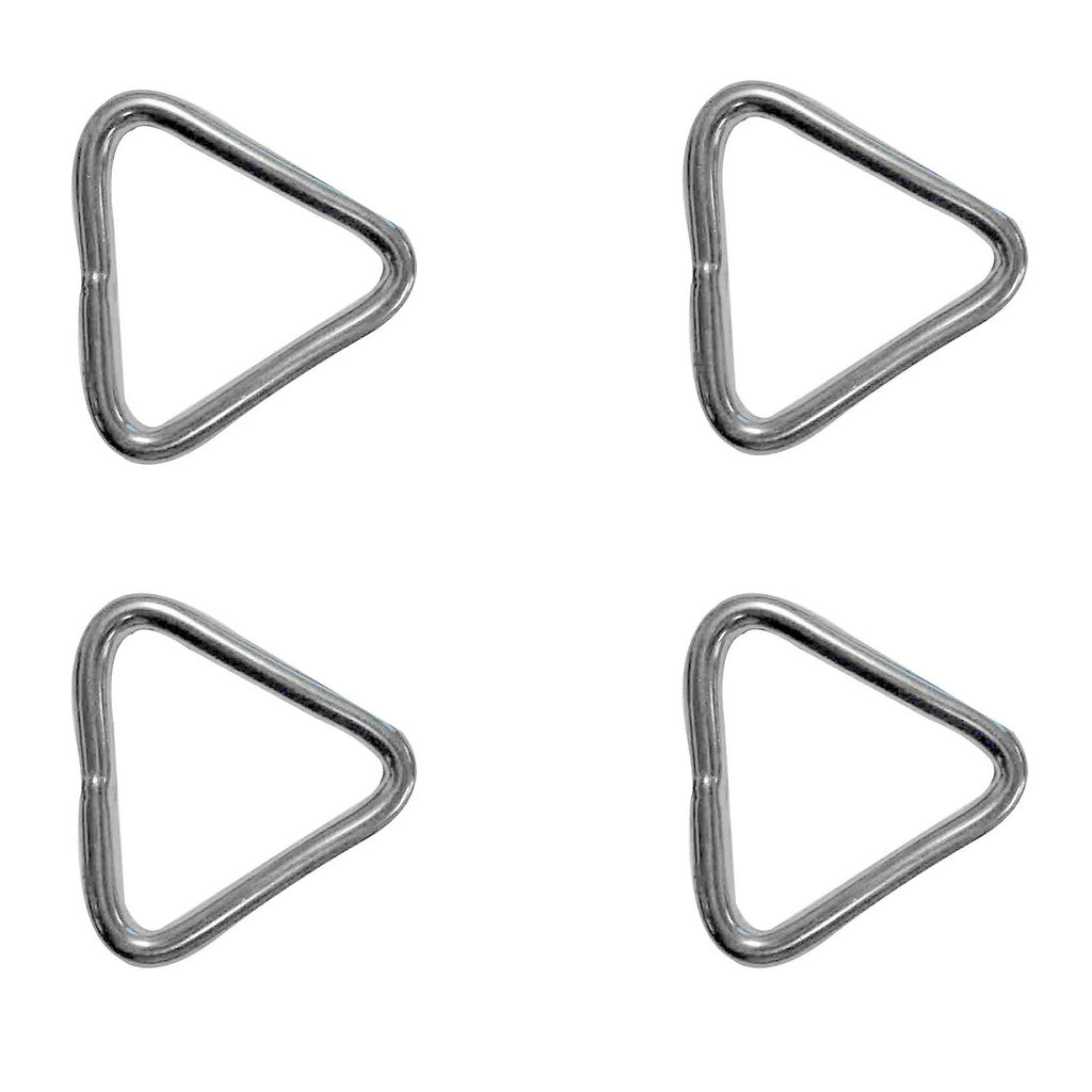 Set of 4 Stainless Steel Triangles for Five Oceans FO3808-M4 (1/4 x 2 inches)