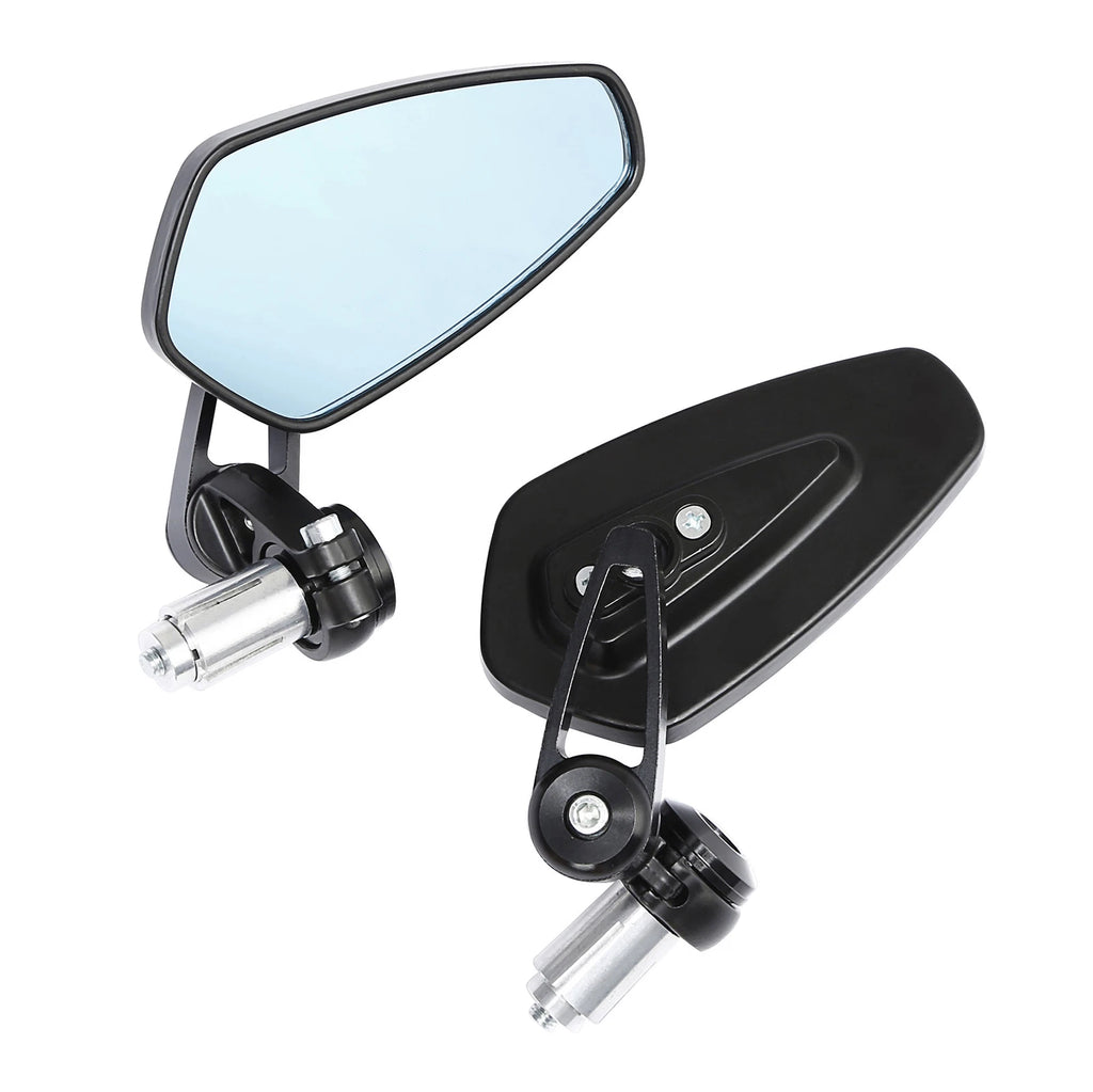 7/8" Handlebar Bar End Rear-View Mirrors for Honda Yamaha Suzuki BMW