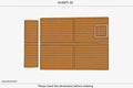 EVA Foam Teak Deck Flooring Mat for Avanti 39 Cockpit