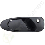 Pair of Black Exterior Door Handles for Honda Civic (1992–1995)