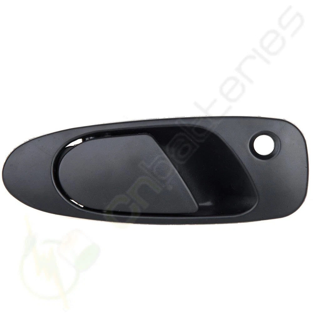 Pair of Black Exterior Door Handles for Honda Civic (1992–1995)