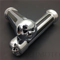Hand Grips 7/8" Handlebar for Harley XL 883 Hugger Sportster (1991–2023) Chrome