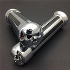 Hand Grips 7/8" Handlebar for Harley XL 883 Hugger Sportster (1991–2023) Chrome