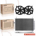 AC condenser and cooling fan assembly for Nissan Pathfinder (2013–2019)