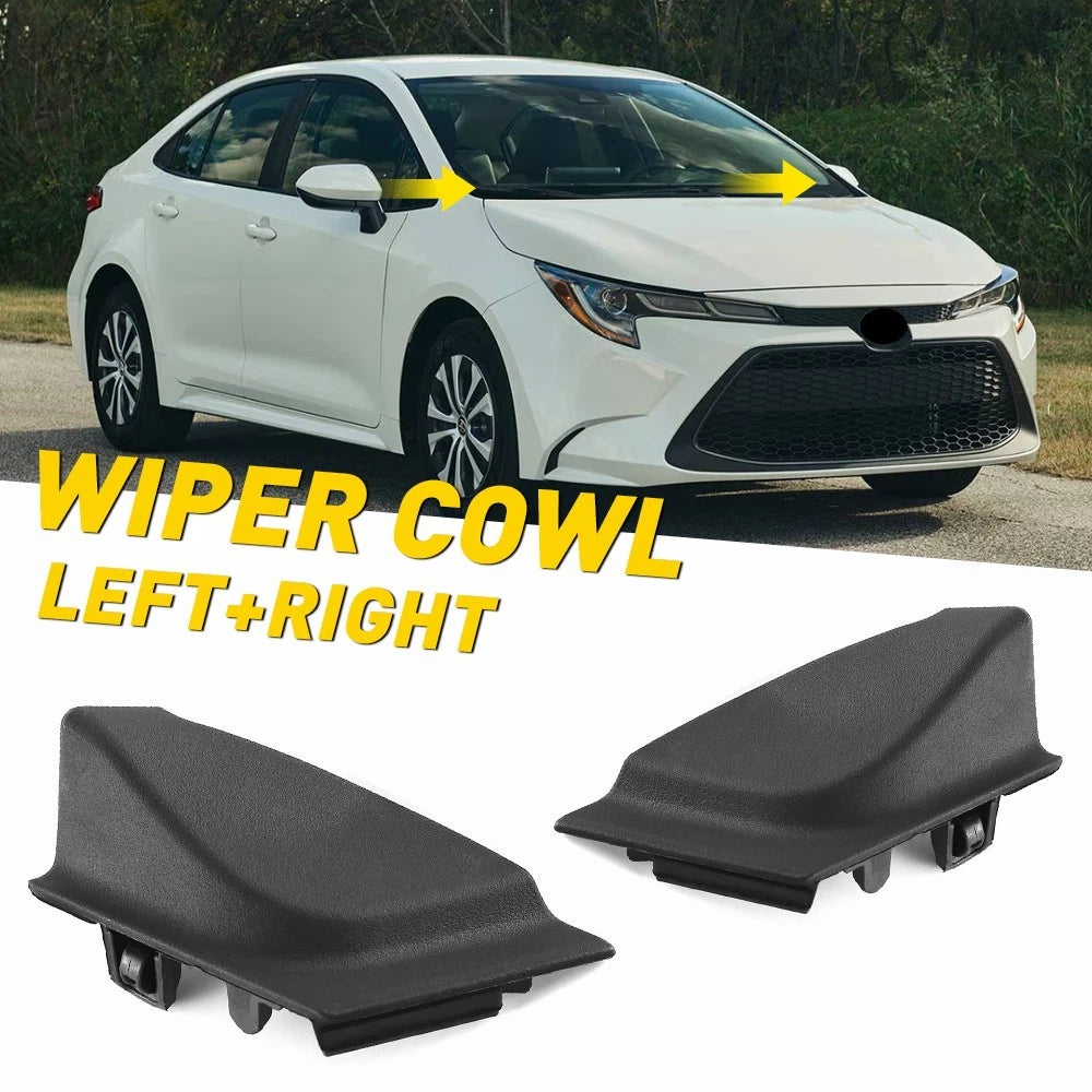 Windshield Wiper Side Cowl Extension Shield Cover for Toyota Corolla (2020–2022)