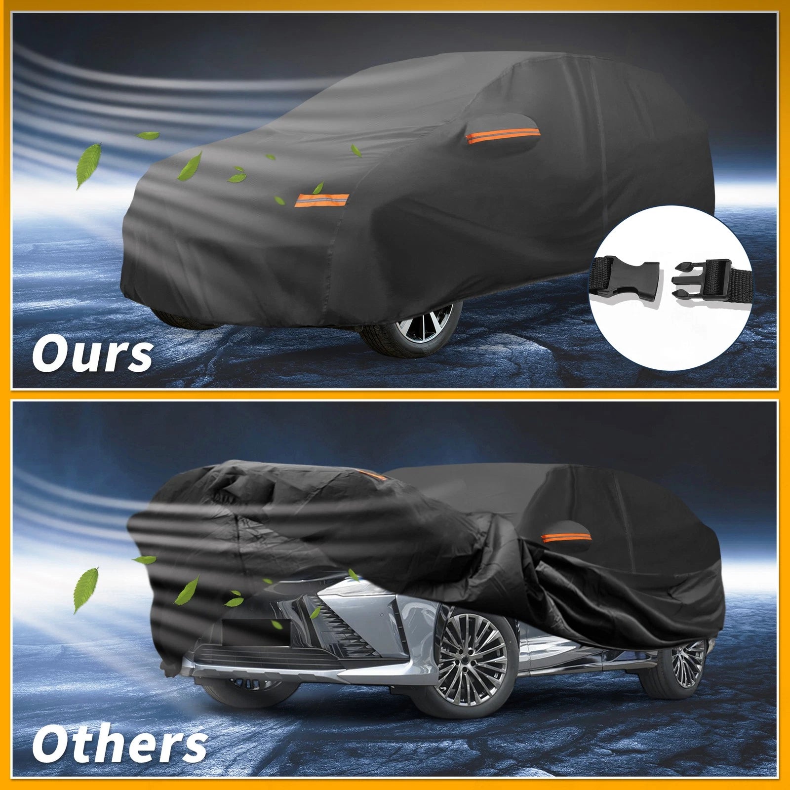 Waterproof All Weather Car Cover for Lexus RZ (2023–2023) 190T-PU Zipper