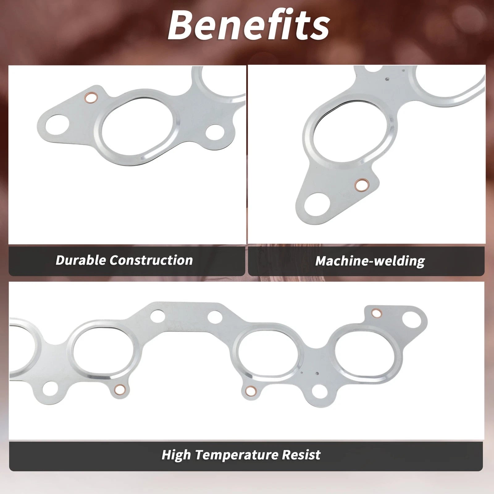 Exhaust Manifold Header Gasket for Toyota Avensis (1997–2000) No. 1717374040