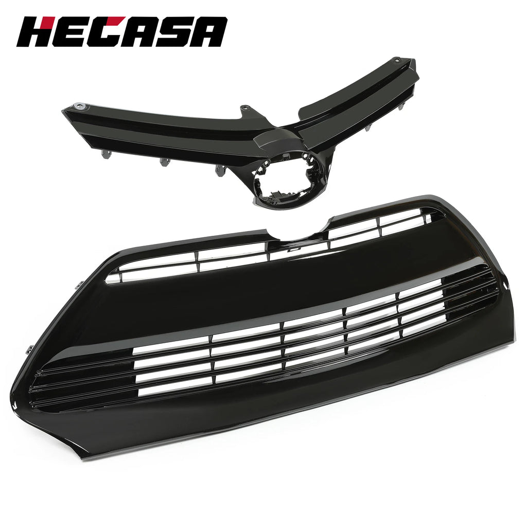 Front Bumper Upper & Lower Grille for Toyota Corolla (2017–2019)