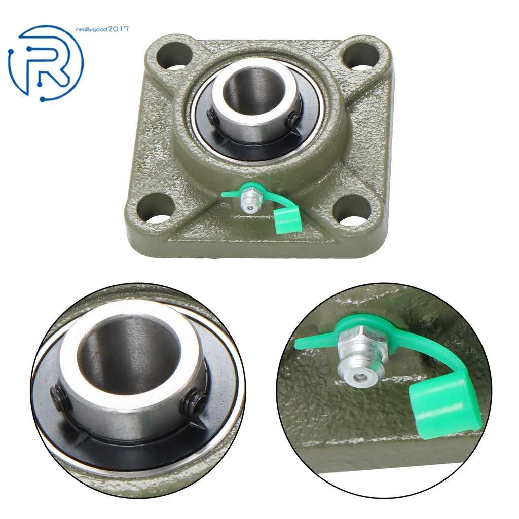2X Pillow Block Bearing UCF204-12 for UCF204 (3/4" Bore, 4 Bolt)