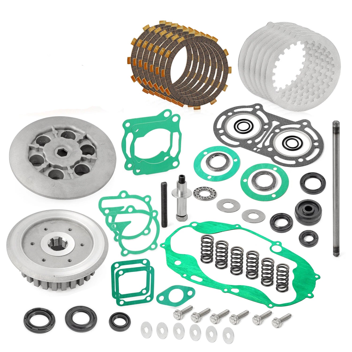 Clutch Kit for Yamaha Banshee 350 (1987–2006) - Pressure Plate, Center Hub, Gasket