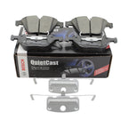 Set of 4 Bosch QuietCast Front Ceramic Brake Pads for BMW E82 E60 E63 E64 E66 E89 E90 (2007–2013)