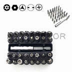 33Pcs Security Bit Set Tamper Proof Torx Spanner Screwdriver Hex Holder