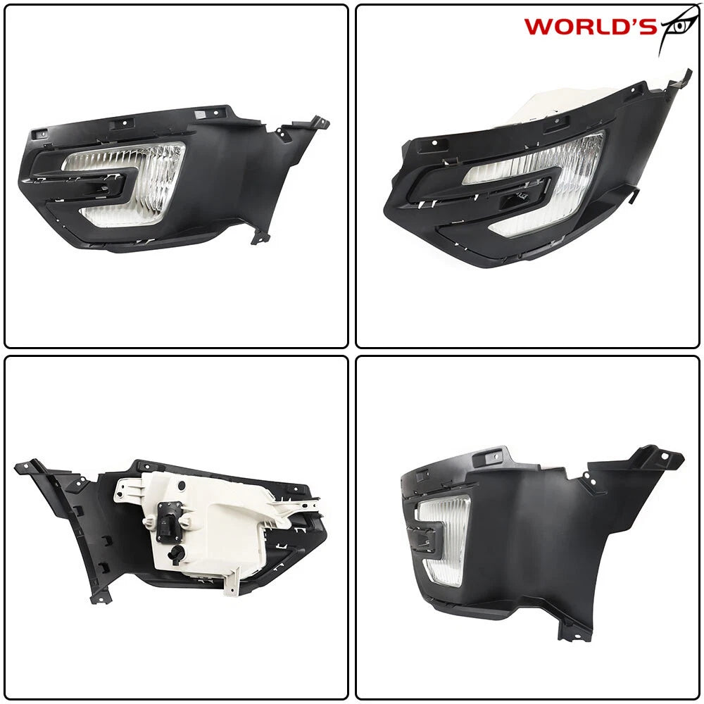 Front Bumper Halogen for Ford Explorer (2016–2017) with Bezel Left Fog Light