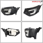 Front Bumper Halogen for Ford Explorer (2016–2017) with Bezel Left Fog Light