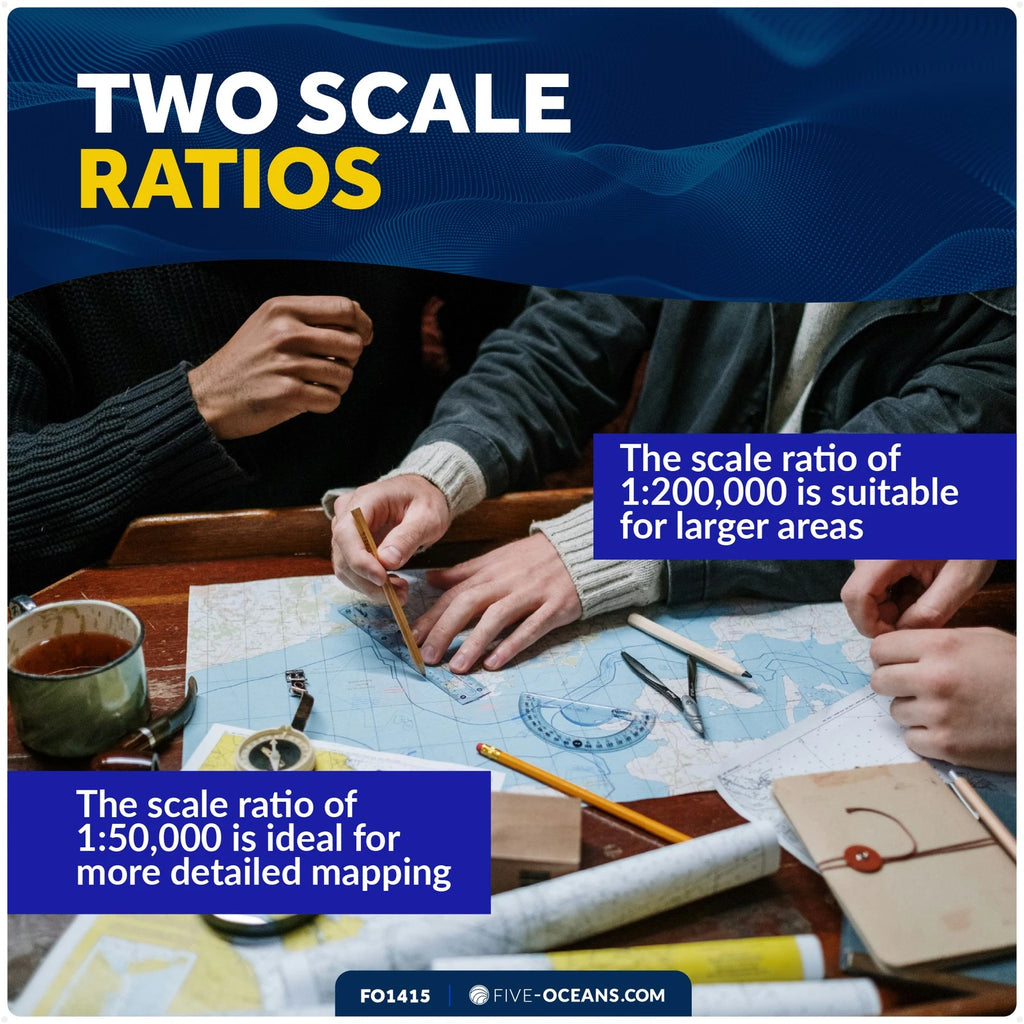 Chart Protractor for Five Oceans Navigation (FO1415)