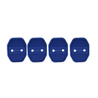 Blue Door Lock Protective Covers for BMW F40, G20, Benz C-Class, Maserati