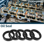Set of 5 Oil Seal Rotary Shaft Seal NBR Rubber 35x45x10mm