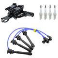 Set of 2 Ignition Coils & 4 NGK Laser Iridium Spark Plugs for Tucson