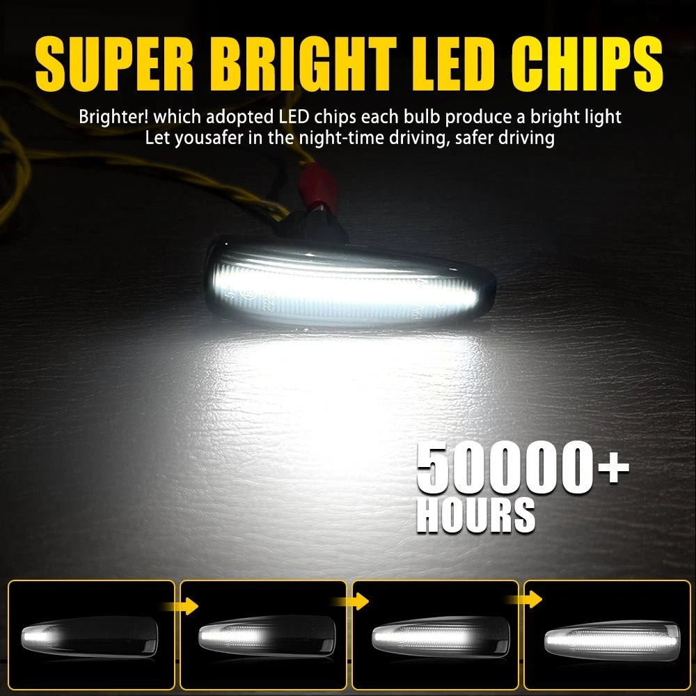 Sequential Smoke LED Front Side Fender Light for Mitsubishi Lancer (2008–2017)