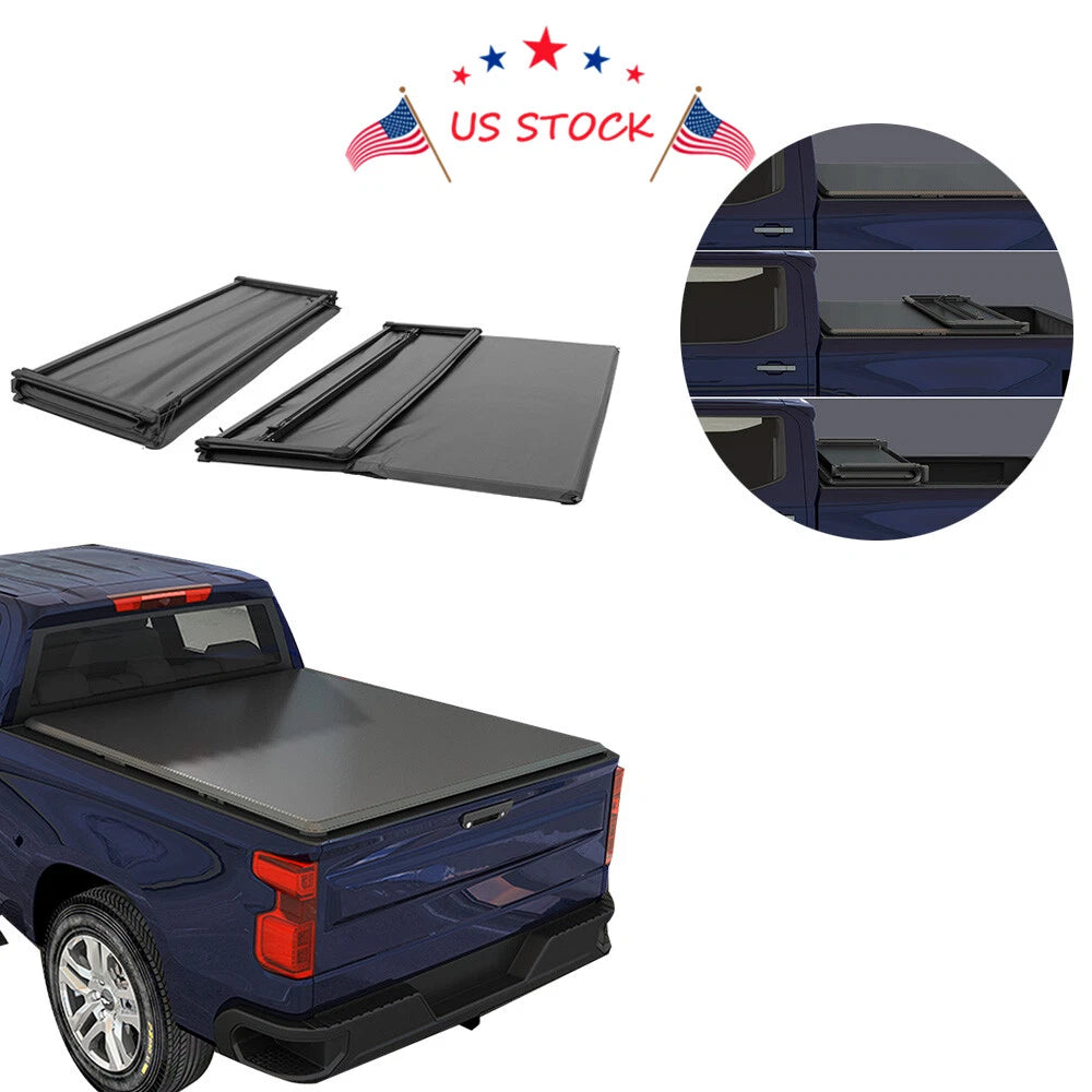 5FT Tri-Fold Soft Bed Cover for Jeep Gladiator JT (2020–2021)