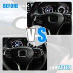 Inner Steering Wheel Cover Trim for Honda Accord (2018–2022) Carbon Fiber