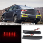 Smoked Lens Bumper Reflector Tail Light for Lancer Evolution (2008-2015)