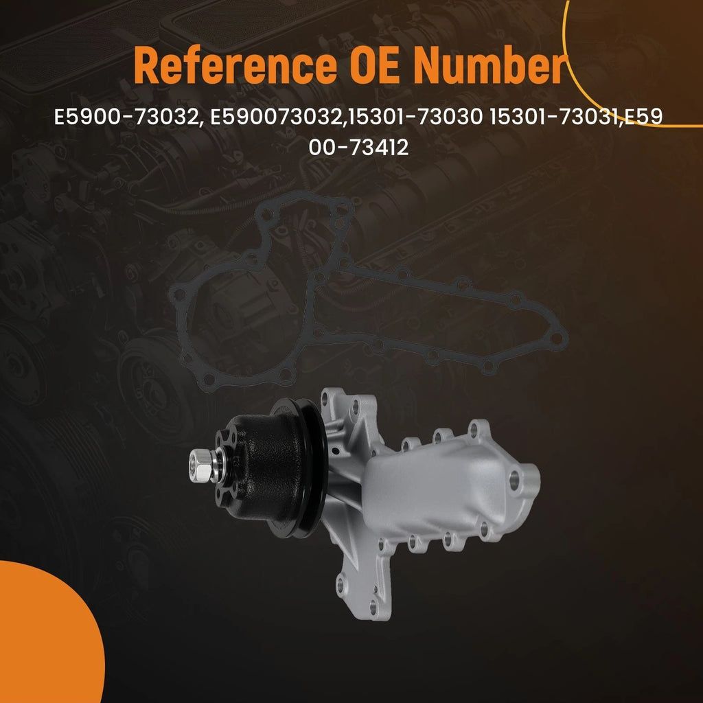 Engine Coolant Water Pump for Kioti (3A150-SV1, E5900-73032)