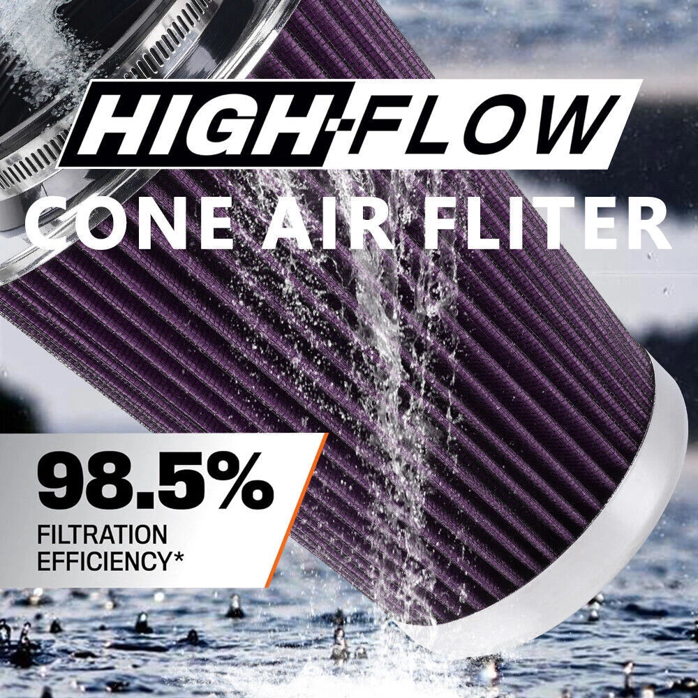 3" High Flow Performance Cold Air Intake Air Filter for Make Model