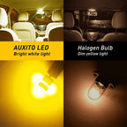 10X LED License Plate Bulbs for Universal Fit (T10, 194, 168, 2825)