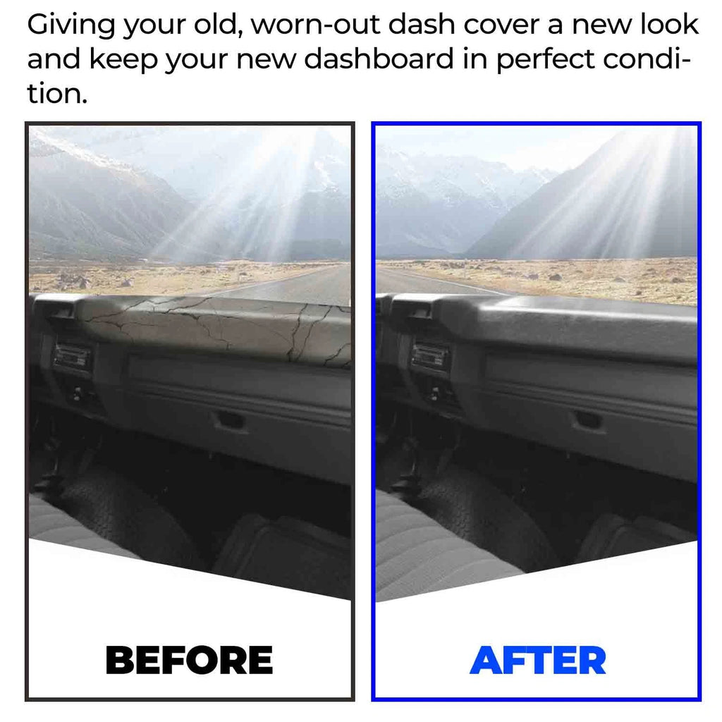Dash Cover for Ford Bronco F-100 F-150 F-250 F-350 (1980–1986) Black ABS